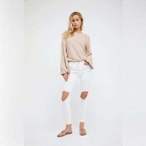 Free People Busted Knee skinny jeans